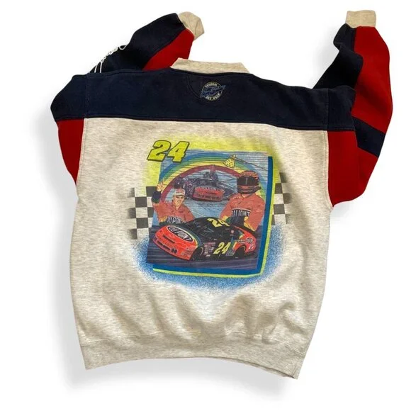 VTG‎ Jeff Gordon Speed Zone Racing Crewneck Sweatshirt XXL NASCAR Redneck